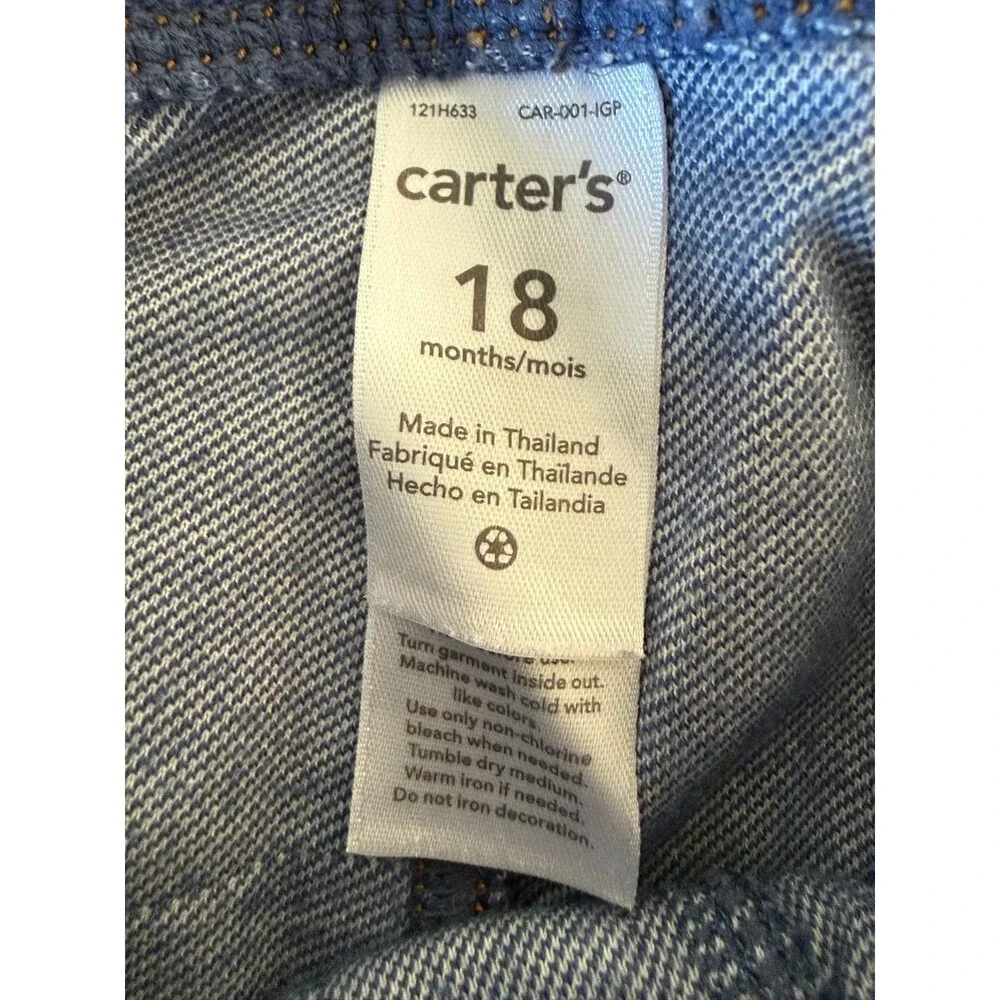 Carter's Girls Sweater Dress and Jeggings Leggings Size 18 Months Fall Winter